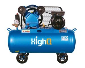 El-motor stempel--bælte drevet