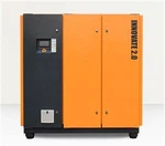 To-trins permanent magnetisk skrueluftkompressor